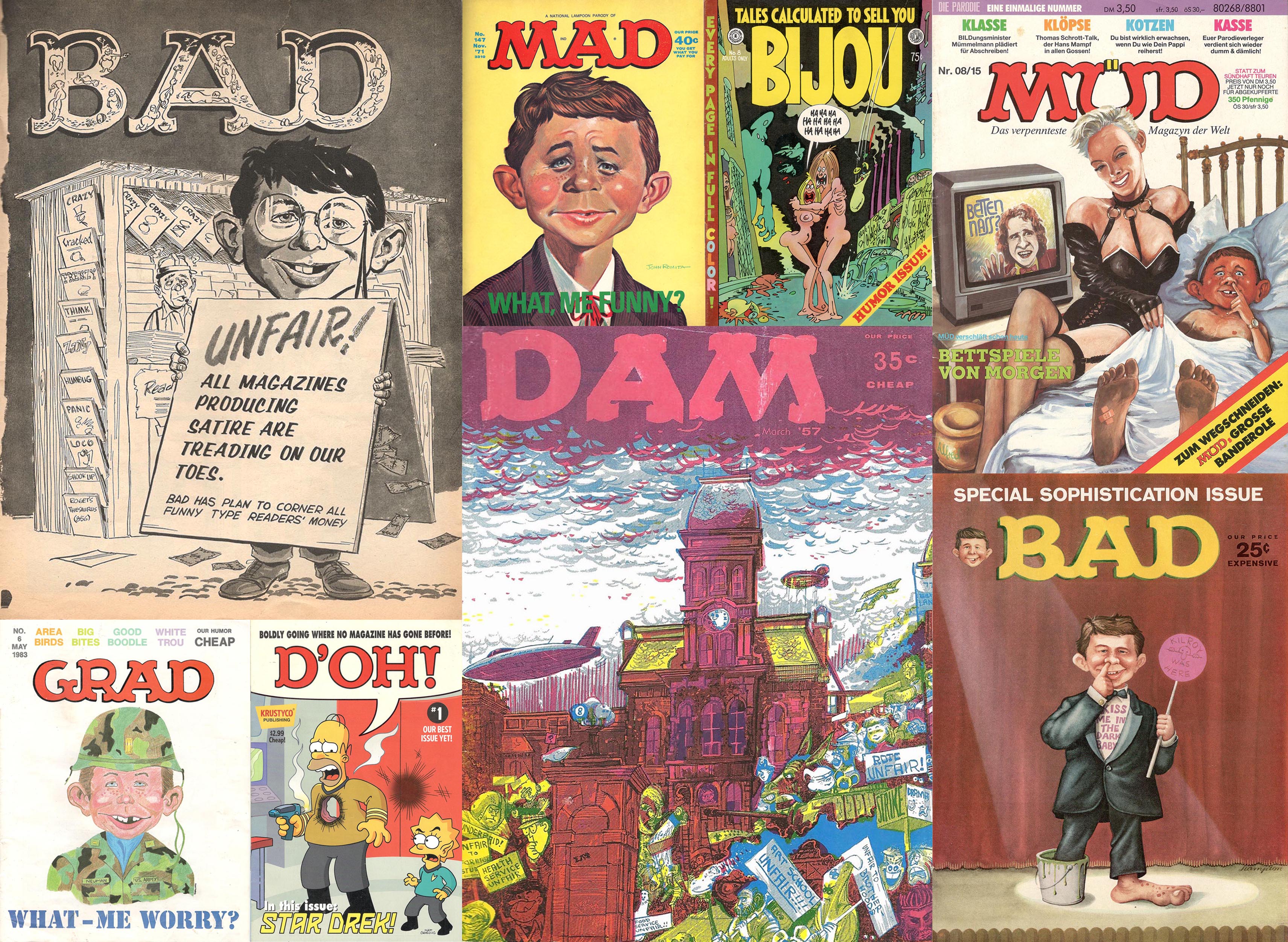 Mad Comic Magazines Porn - Parodies of Mad, 1954-2019 | Magazine Parody